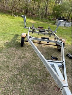 Boat trailer - tilts. Galvanized.  Today 750