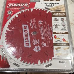 Freud Diablo 10” 50 Tooth Saw  Blade
