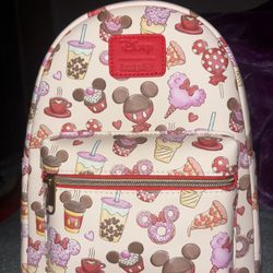 SOLD OUT Loungefly Disney Mickey Mouse & Minnie Mouse Treats Mini Backpack