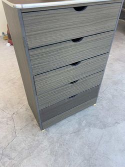 New Gray 5 Drawers