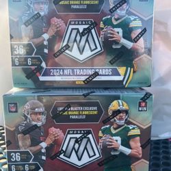 2024 Panini Mosaic Football BLASTER BOX Sealed New - Orange Fluorescent