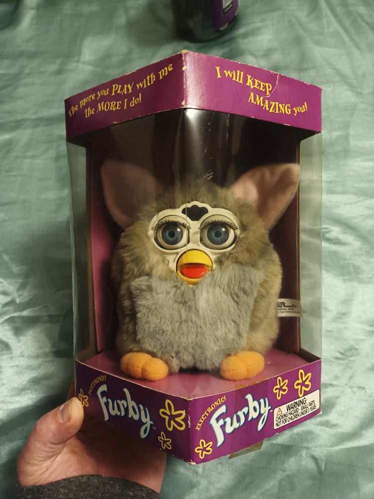 Furby 1998 Bear Furby Plush Toy Model 70-800 Vintage Electronic