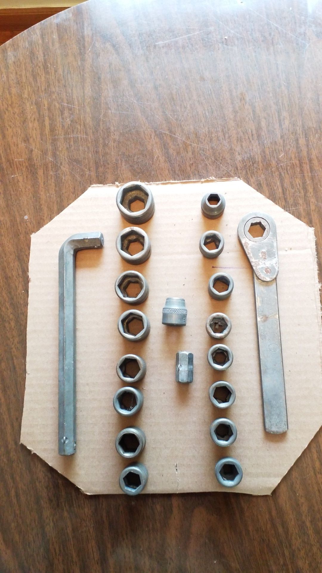 Antique Manual socket and wrench set