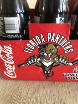 1996 Florida Panthers Soda Bottles