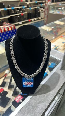 Silver Moissanite Necklace