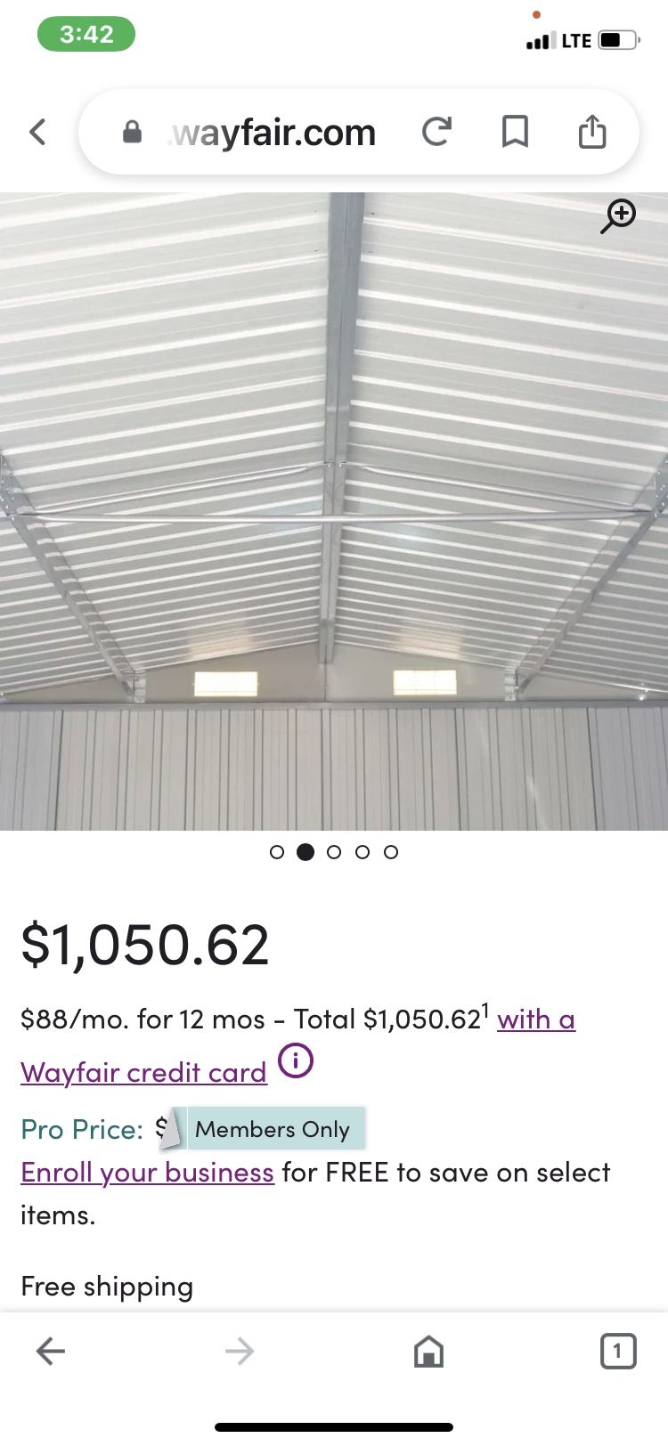 Still In Box,Shed Purchased In September 2022,asking $900,or Best Offer 