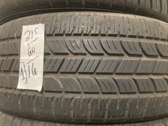 215-60-16 single tire.