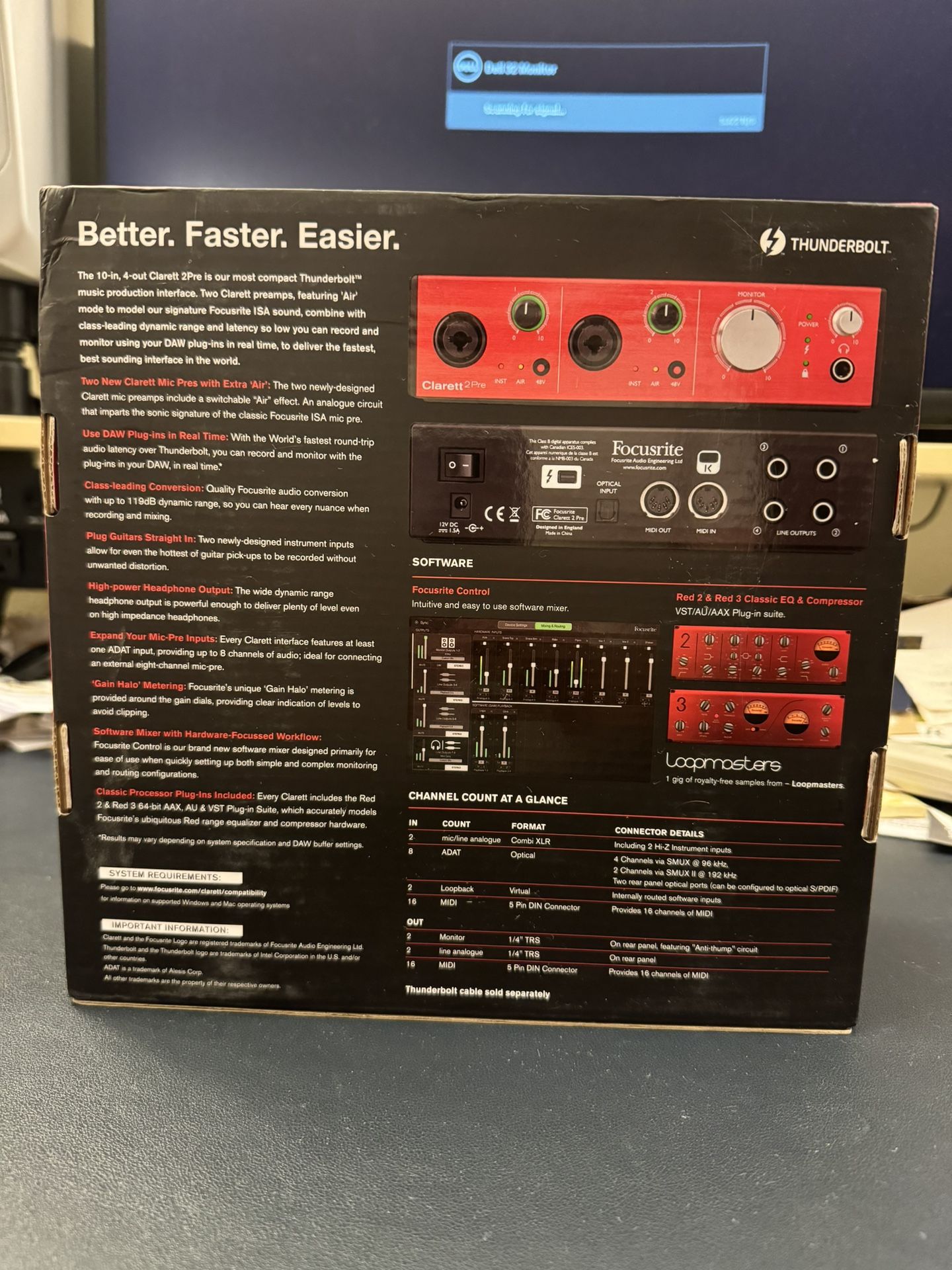 Focusrite Clarett 2Pre THUNDERBOLT