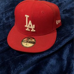 Red Los Angeles Dodgers Hat