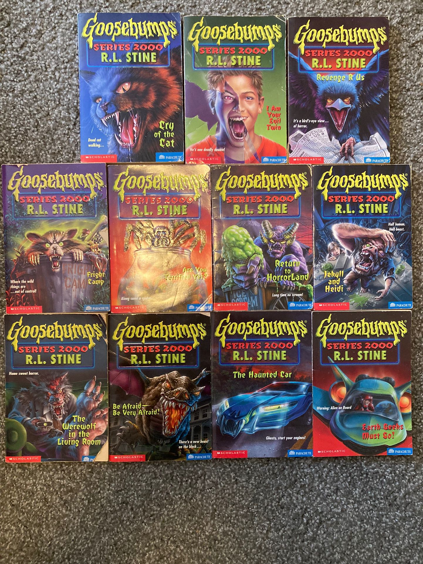 Goosebumps Series 2000 11 Books, Various Condition