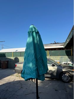 Brand new  Turquoise/Teal 15ft Patio umbrella