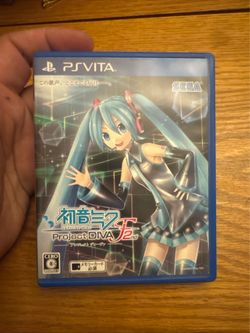 PS Vita Hatsune Miku Project Diva f boxed Japanese Import with Rare Card