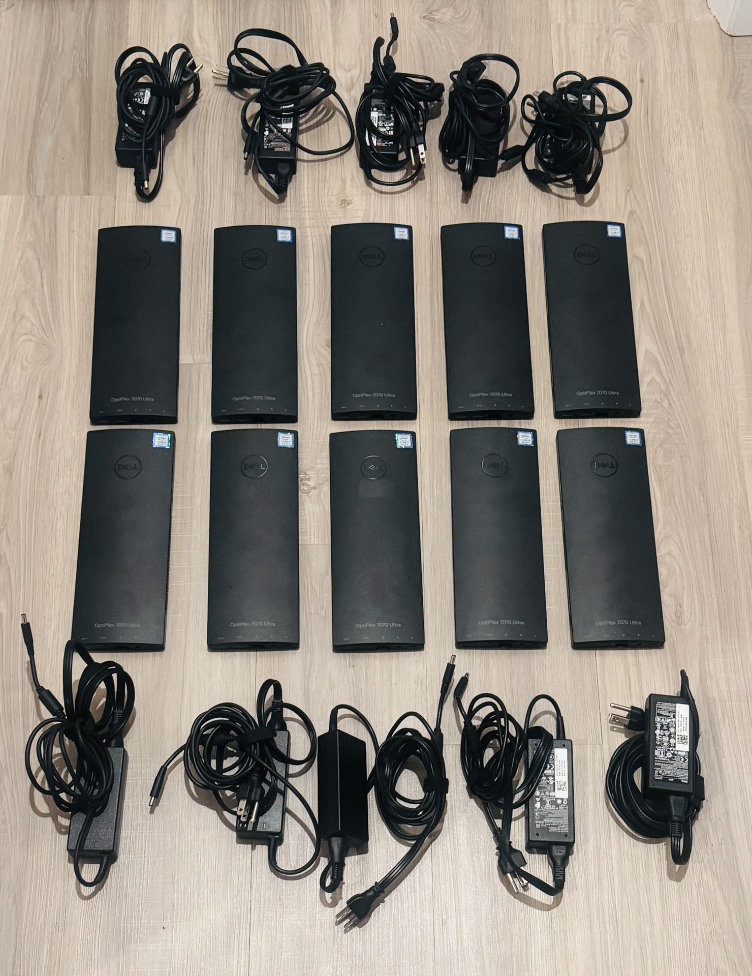 Lot of 10 Dell Optiplex 7070 Ultra Intel i7-8565U 8GB RAM 512GB SSD Win 11 Pro