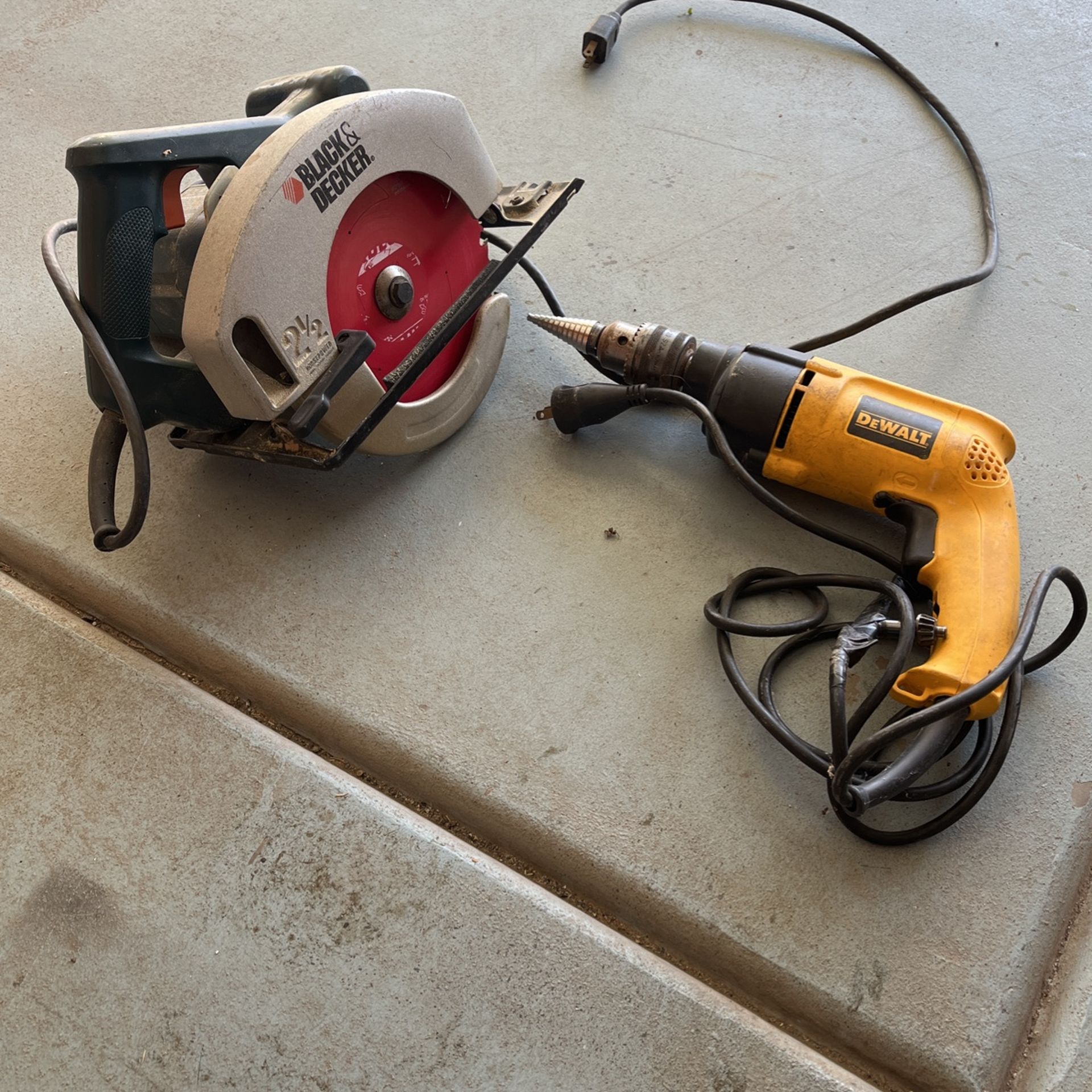 Hammer Drill And Circular Saw