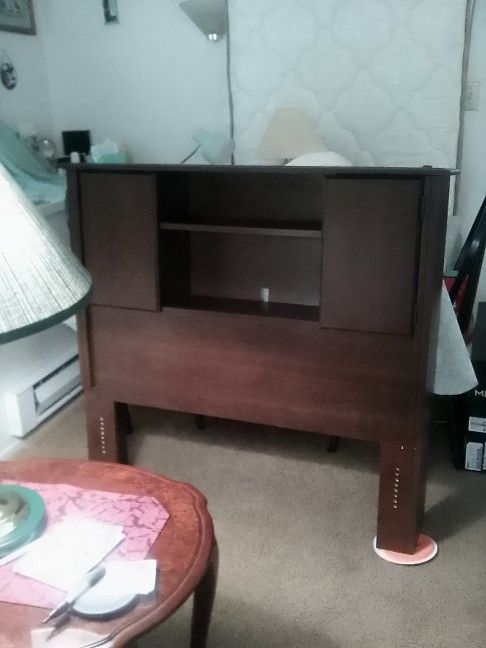 FREE Espresso Color Twin Headboard