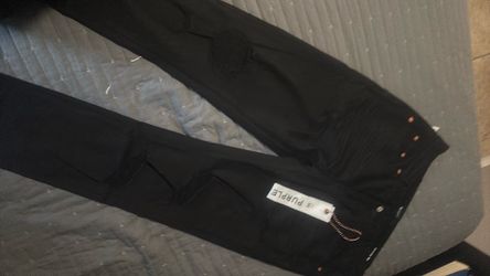 Ripped purple brand jeans