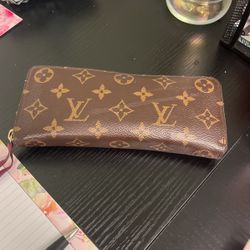 Louis Vuitton Clemence Wallet (Fuchsia) 