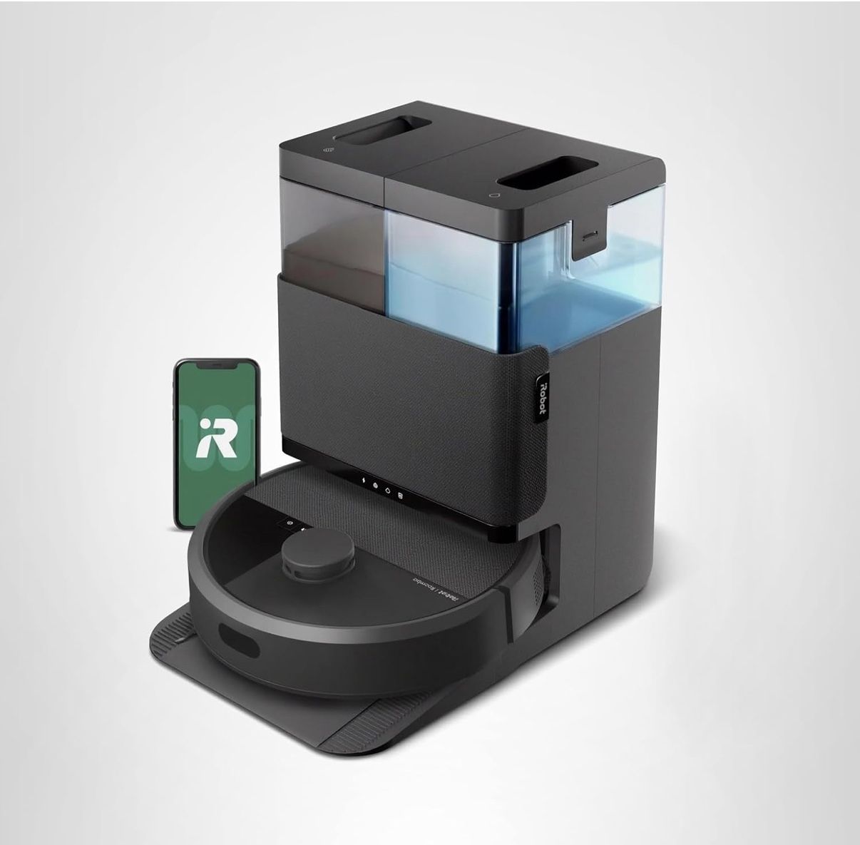 iRobot Roomba Plus 405 (G185) Combo Robot Vacuum & Mop with AutoWash Dock - Spinning Mop Pads, Self-Empties, Pad Washing & Drying, Self-Cleaning, Pad-