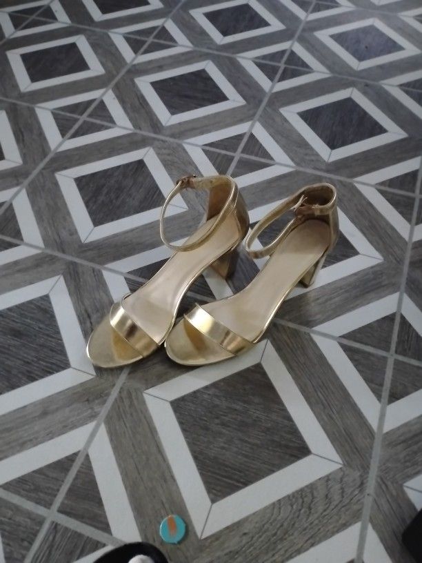 DB Studio Gold Shoes