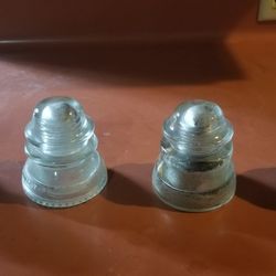 Antique Glass insulators.   ..set Of 4