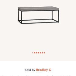 Pottery barn coffee table For Sale