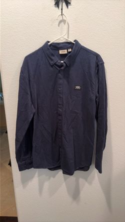 Vans long sleeve button up