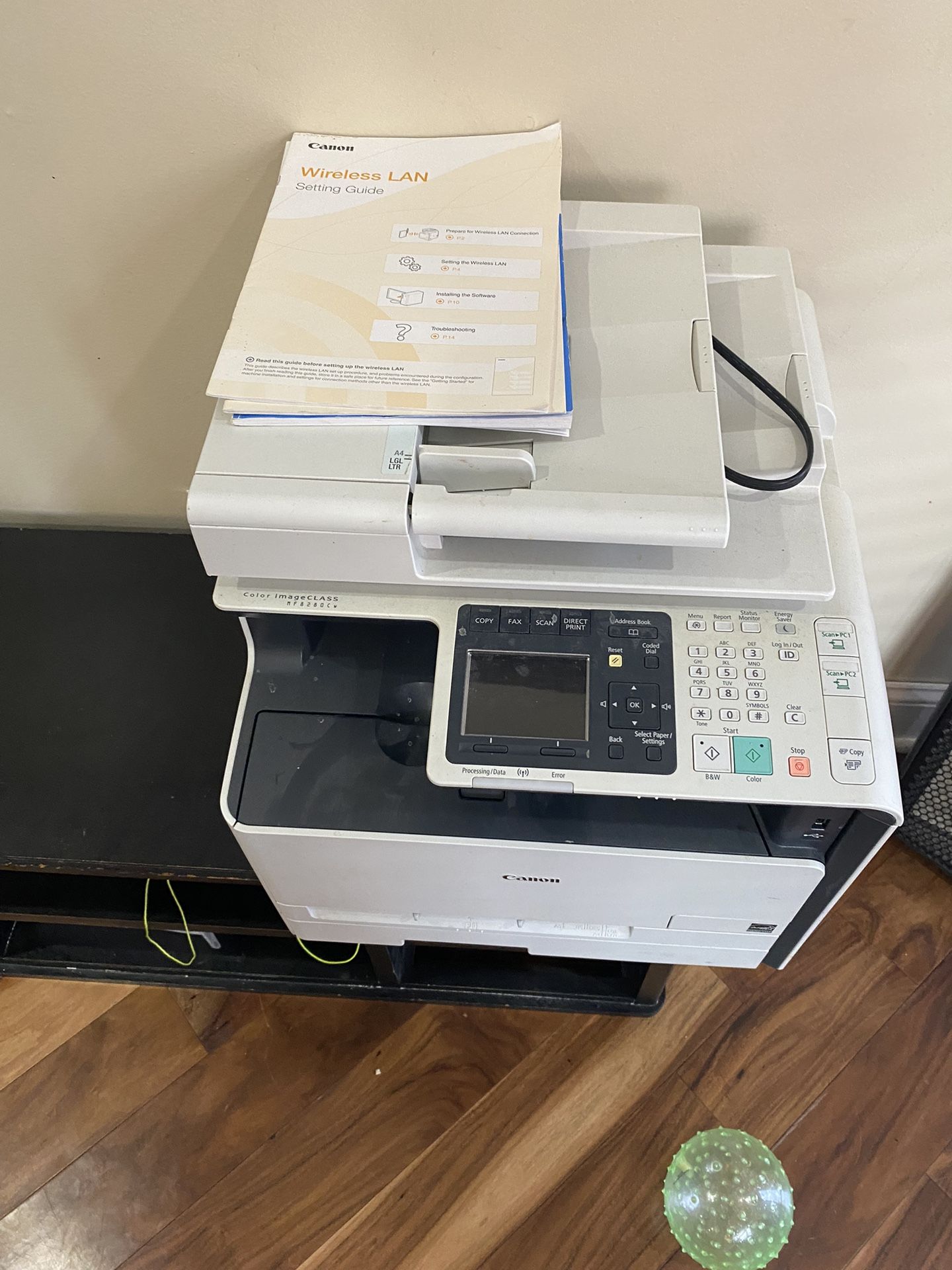 Canon Color ImageClass MF8280CW Laser Printer All-in-One W/ Toner ADF Scan Copy