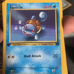 1st Edition Team Rocket Squirtle