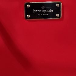 Kate Spade Vibrant Nylon Red 9x7 Purse