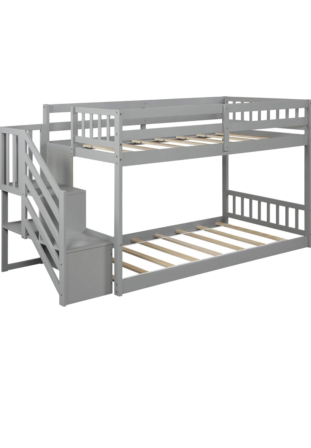 Brand New Grey Bunk Bed Twin And Full Size