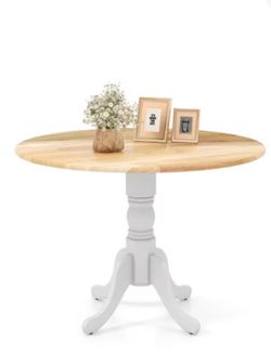 Natural Wood Dining Room Table