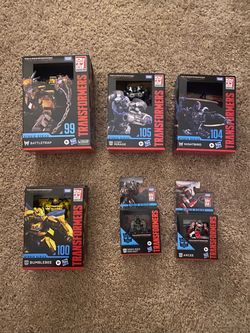 Transformers Studio Series Lot of 6 Figures