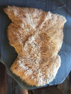 Natural sheep skin