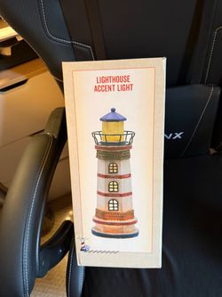 Lighthouse Accent Light Decorative Figure