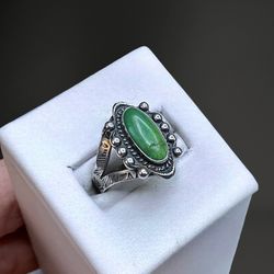 Vintage Sterling & Turquoise Ring 