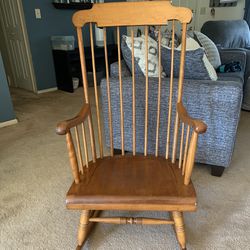 Nichols and Stone Vintage Maple Rocking Chair Thumbnail