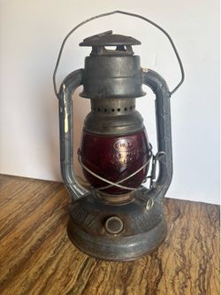 Dietz ruby red lantern vintage