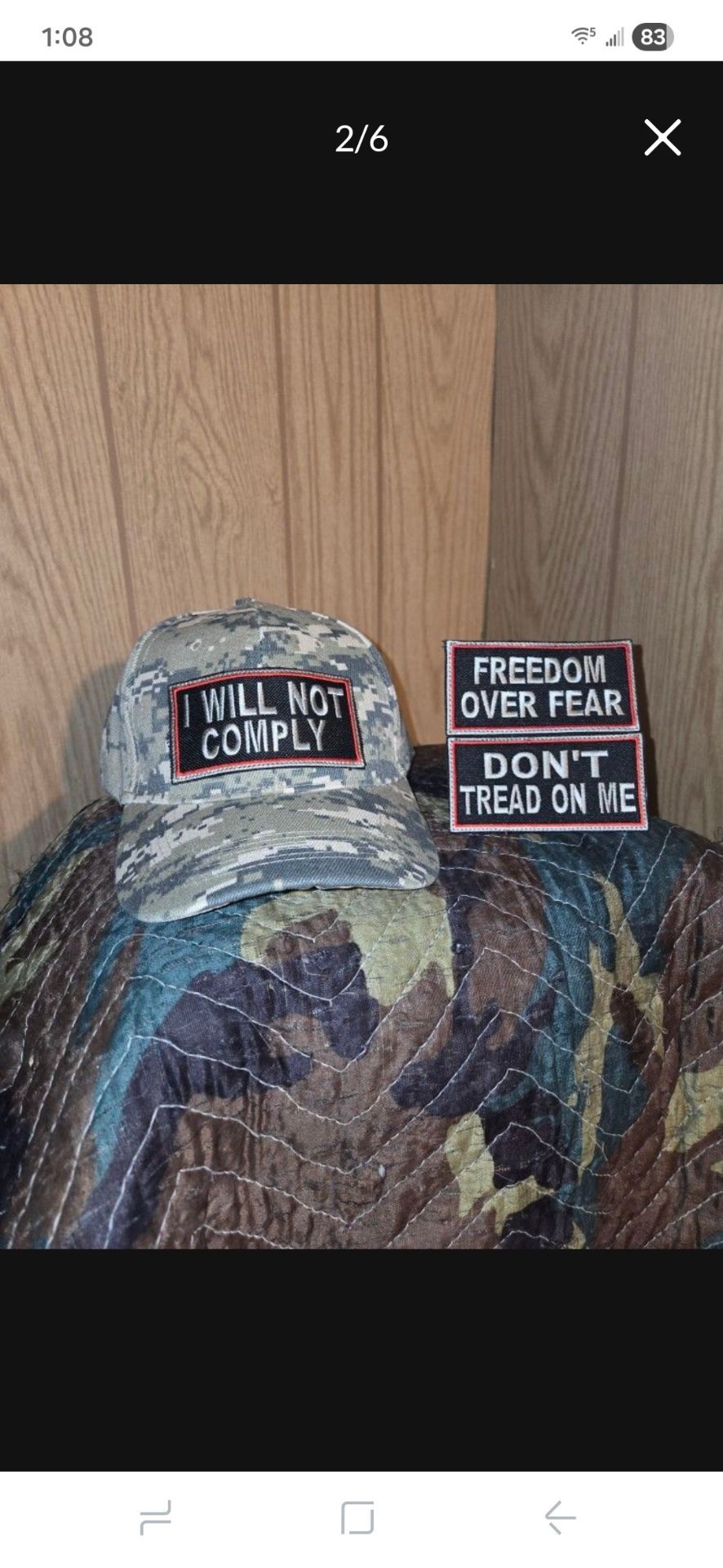 Ball caps with interchangable patches