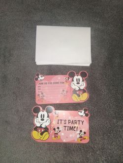 Mickey Mouse Invitations
