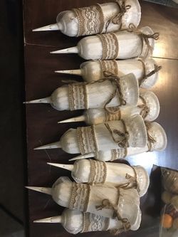 10 porta flores (poner tierra decoracion de fiestas )