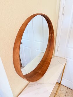 Round Entryway Mirror for Hallway, Living Room or Home Decor – Door Pickup Available ASAP