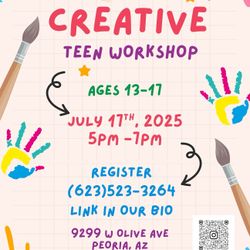 Teen Creative Paint Workshop 