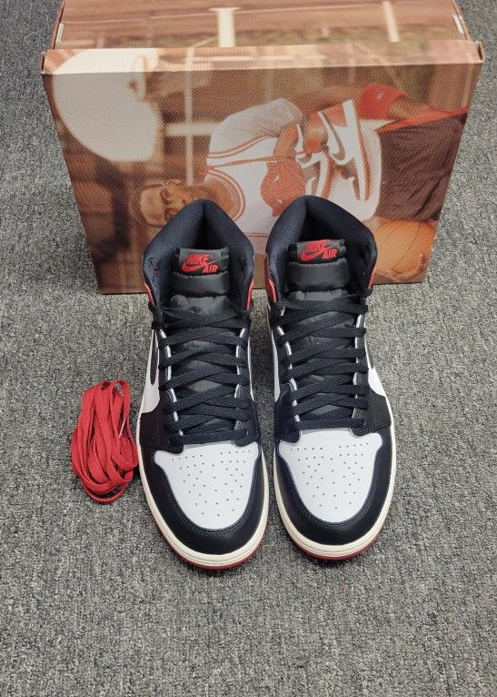 Nike Air Jordan 1 High OG Black Toe Reimagined Men's 12 DZ5485-106