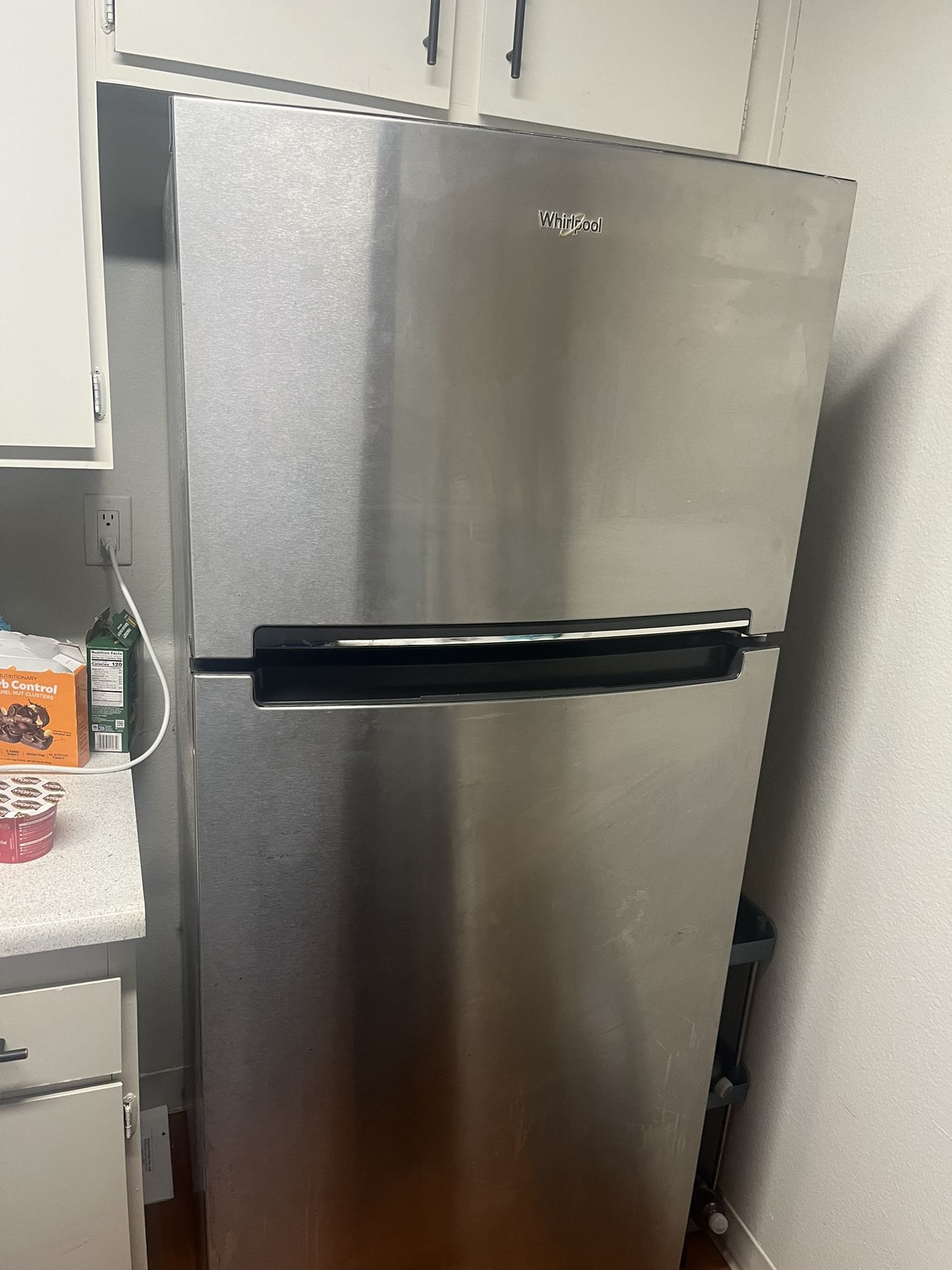 Stainless Whirlpool Refrigerator 