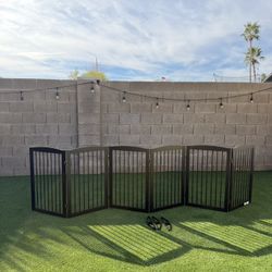 PUPETPO 6 Panel Extra Wide Freestanding Pet Gate (35th Ave & Bell Rd)