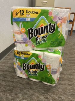 Bounty Double Rolls 6 Packs