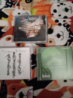Slipknot, Finger Eleven, Limpbizkit and a Demo cd Disc