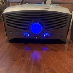 Two Clock Radio CD Players 