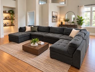 Thomasville Tisdale 6-Piece Modular Sectional w/ Ottoman