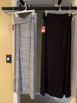 Long stretchy skirts